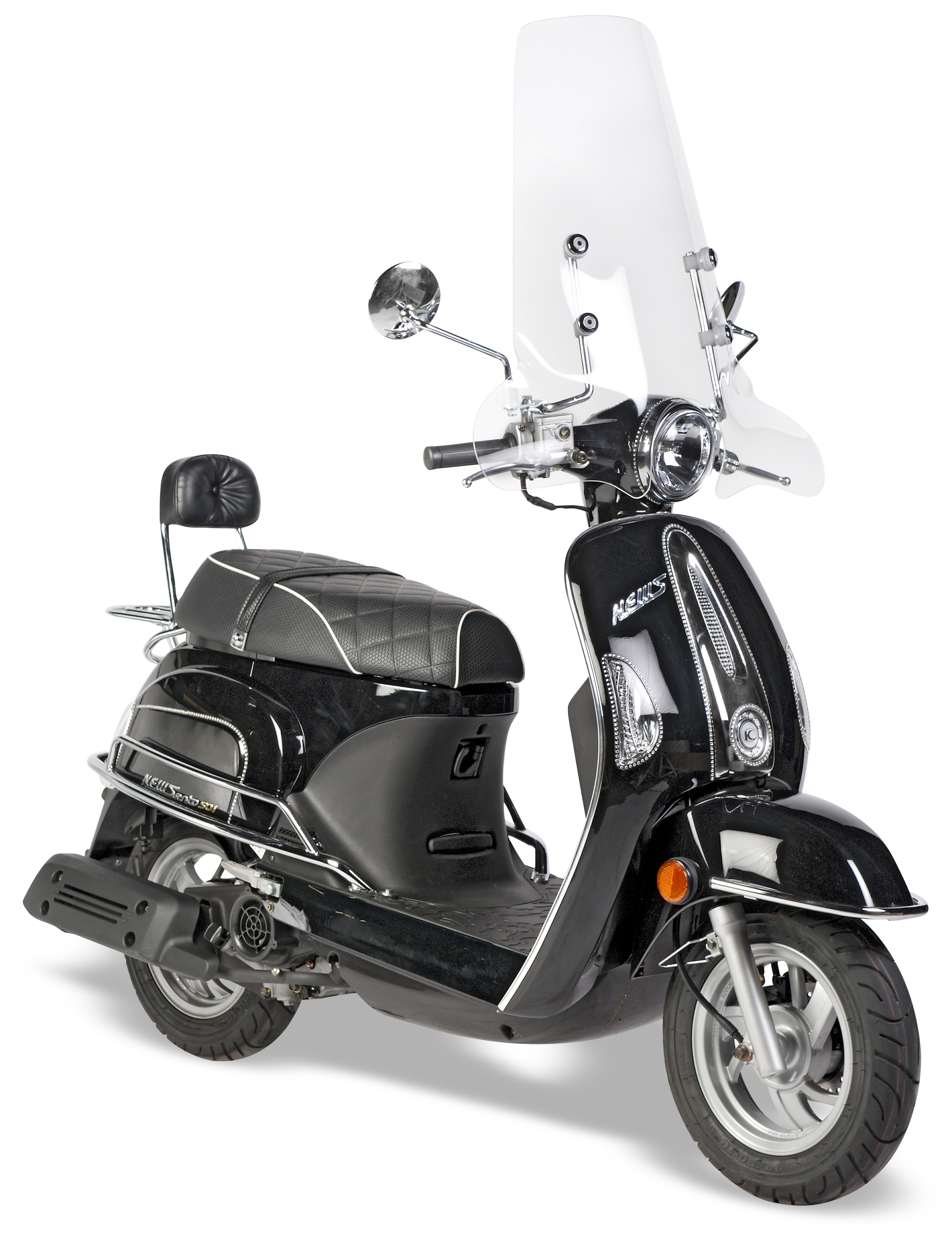 sierbeugel faco voorspatbord kymco chroom new sento=op=op
