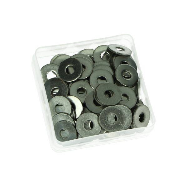Sluitring Groot RVS M6 100PCS