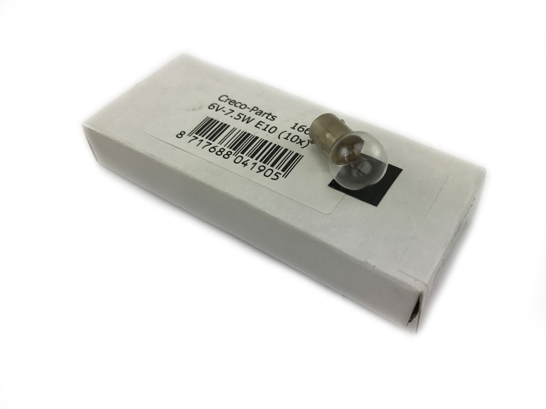 Lamp 6V Bosma 7.5W BA9S 1PCS