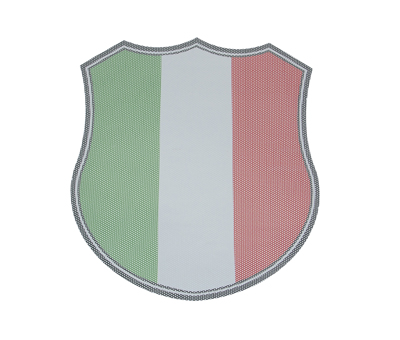sticker universeel logo windscherm kleuren italie=op=op