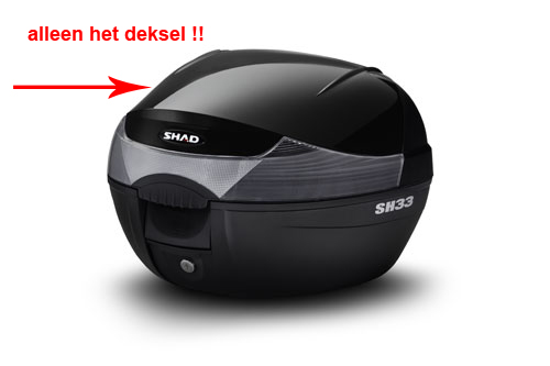 deksel shad topkoffer sh33 zwart