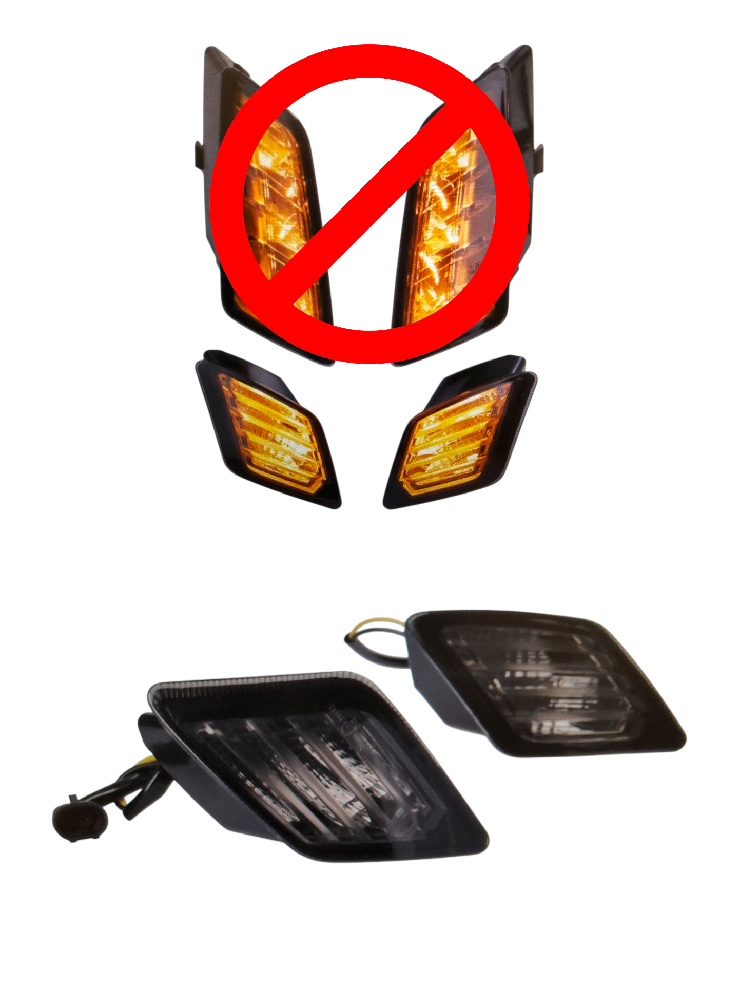 knipperlichtset Power1 achter e-keur led>2023 keyless !! Alleen achter !! smoke gts alle mod., gtv