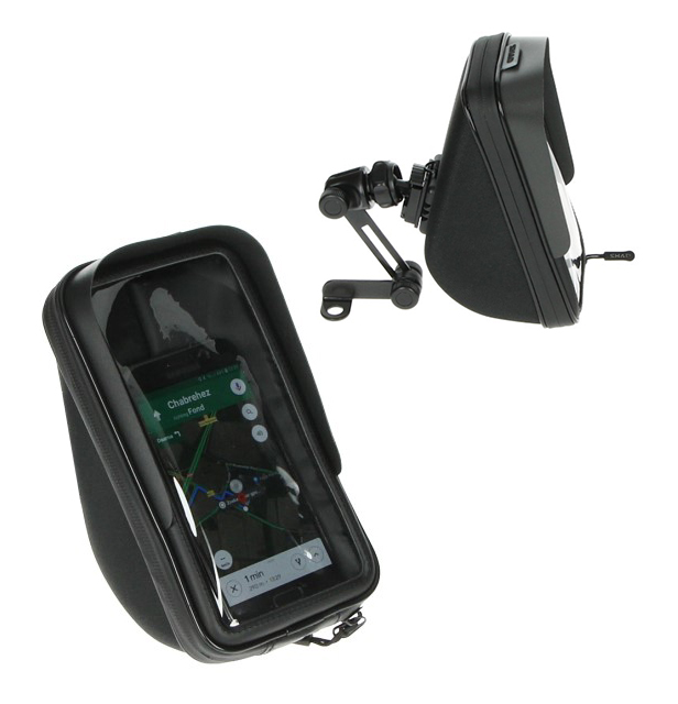 houder shad telefoon waterdicht spiegelbevestiging met opbergbakje shad 180×90