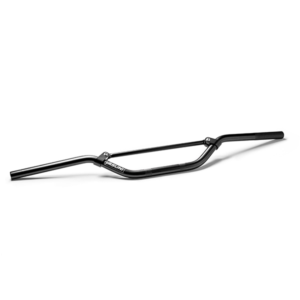 stuur yasuni + spijl aluminium supermotard pro race 22mm zwart super