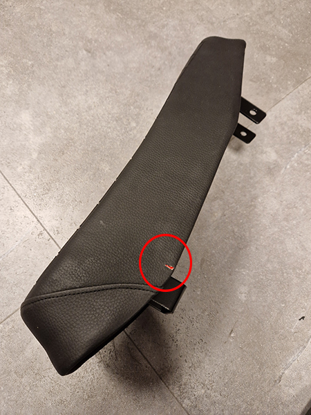 buddyseat zundapp !!SCHADE!!(zonder bev-set)mod denfeld orgineel zwart