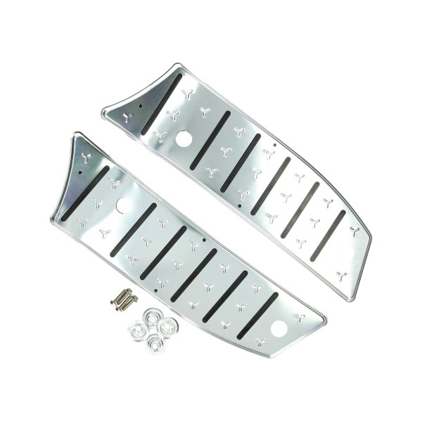 treeplank set aluminium (voetplaat) aluminium agm VX50, BTC Riva, gts toscana, china lx/napoli=op=op