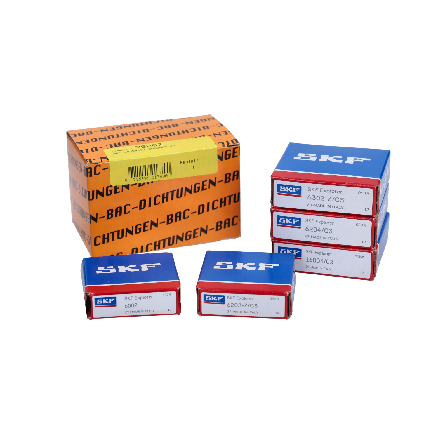 lagerset bac 5-delig zundapp 4v