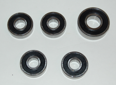 wiellagerset bac spaakwiel voor+achter 5pcs zundapp