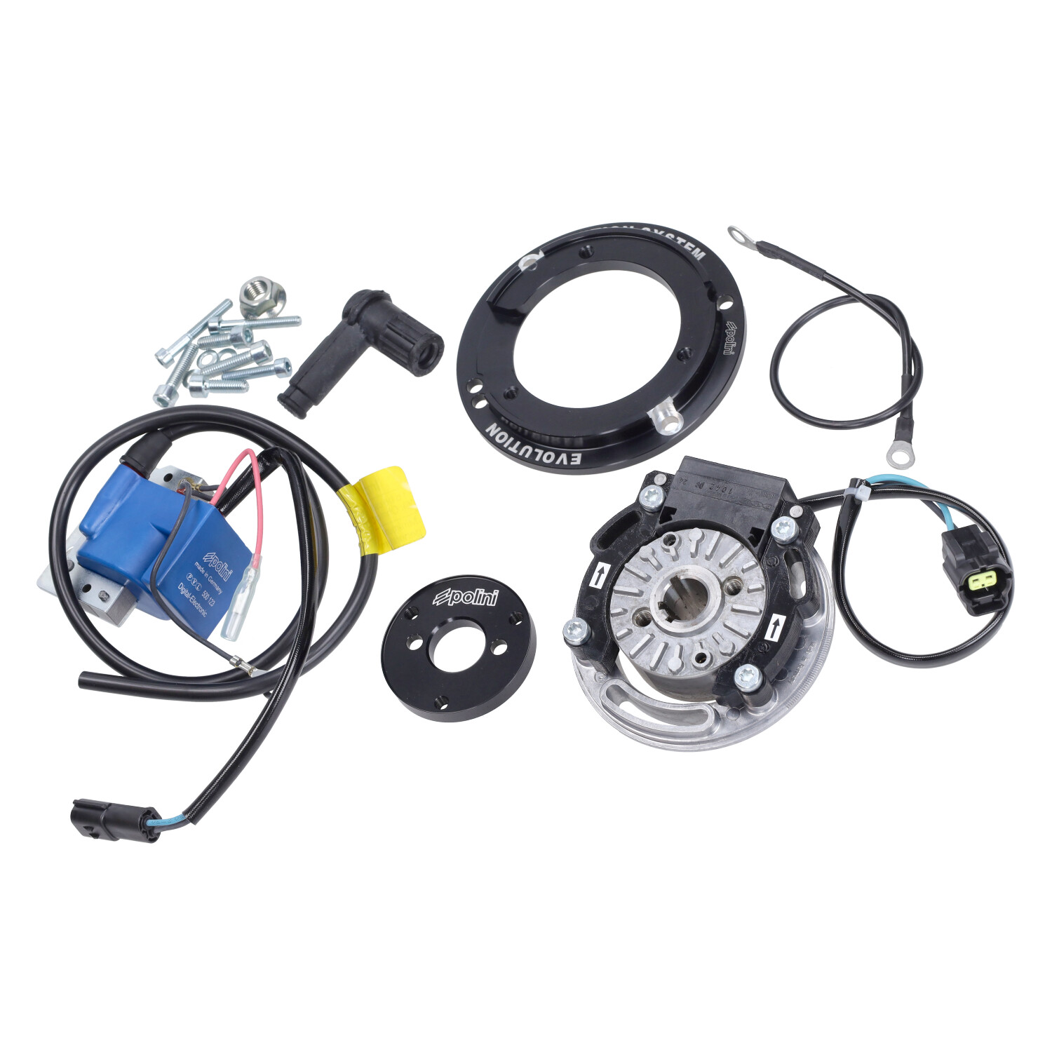 ontsteking polini + binnenrotor minarelli hor pvl 171.0553