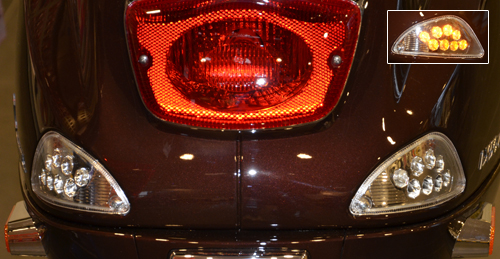 knipperlichtset DMP led achter lxv, vespa lx, vespa S=op=op