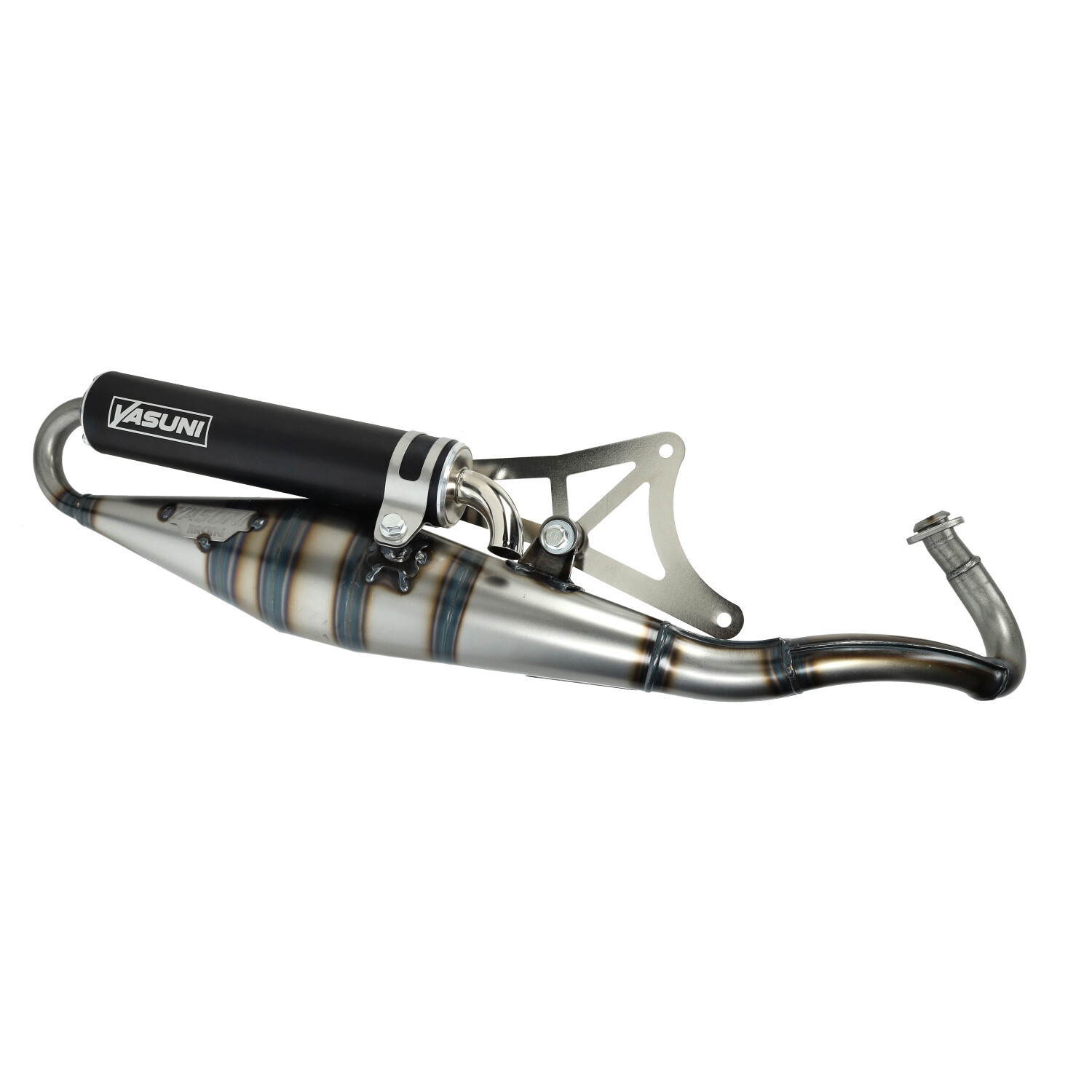 uitlaat yasuni yasuni-Z zwart sco piaggio 2t tub418b