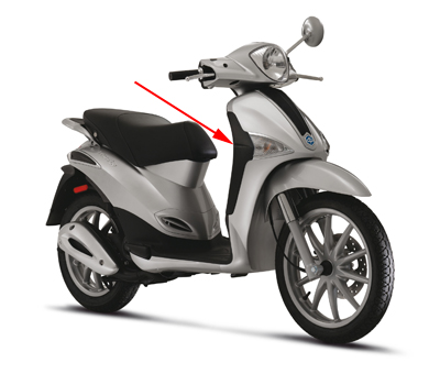 stootrand Piaggio origineel rechtsvoor liberty 4t rst 655747000c