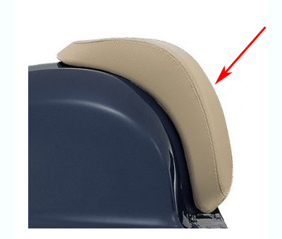 rugsteun Piaggio origineel topkoffer beige primavera 1b001076000b