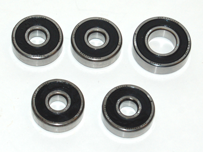wiellagerset bac sterwiel voor+achter 5pcs kreidler