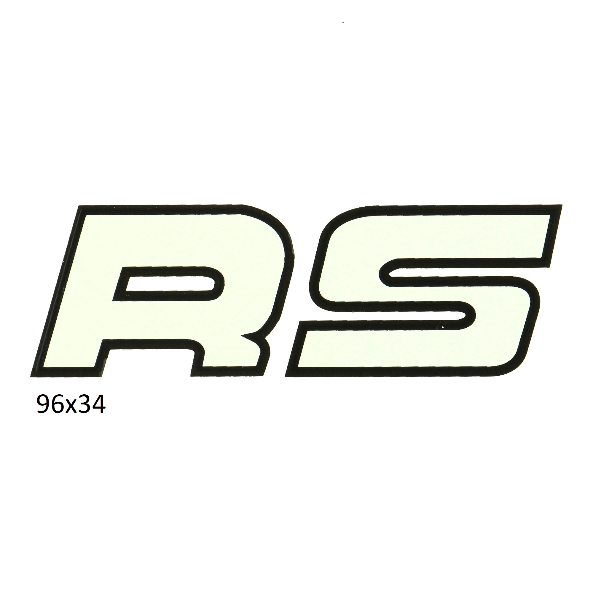 Sticker Wit/Zwart Kreidler RS