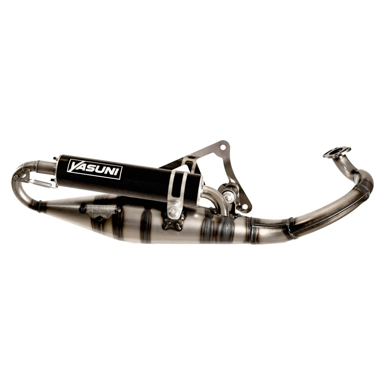 uitlaat yasuni yasuni-R zwart jet force ctech, kisbee 2t, ludix lc, speedfight 3 lc, speedfight 4, viva va2008 tub225b