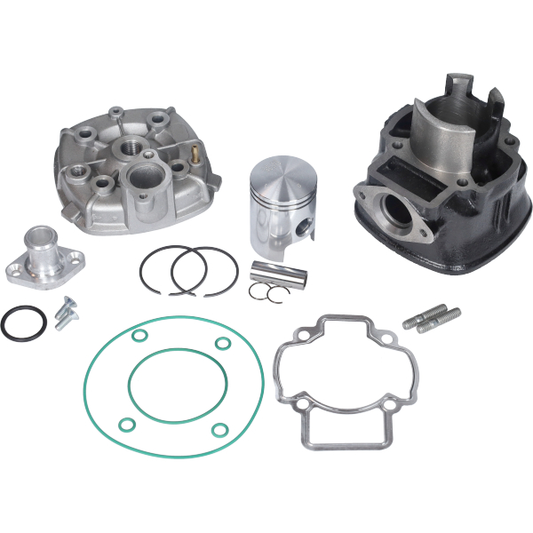 cilinder met kop dr lc 40mm aprilia, dna, runner, sco piaggio 2t, zip sp