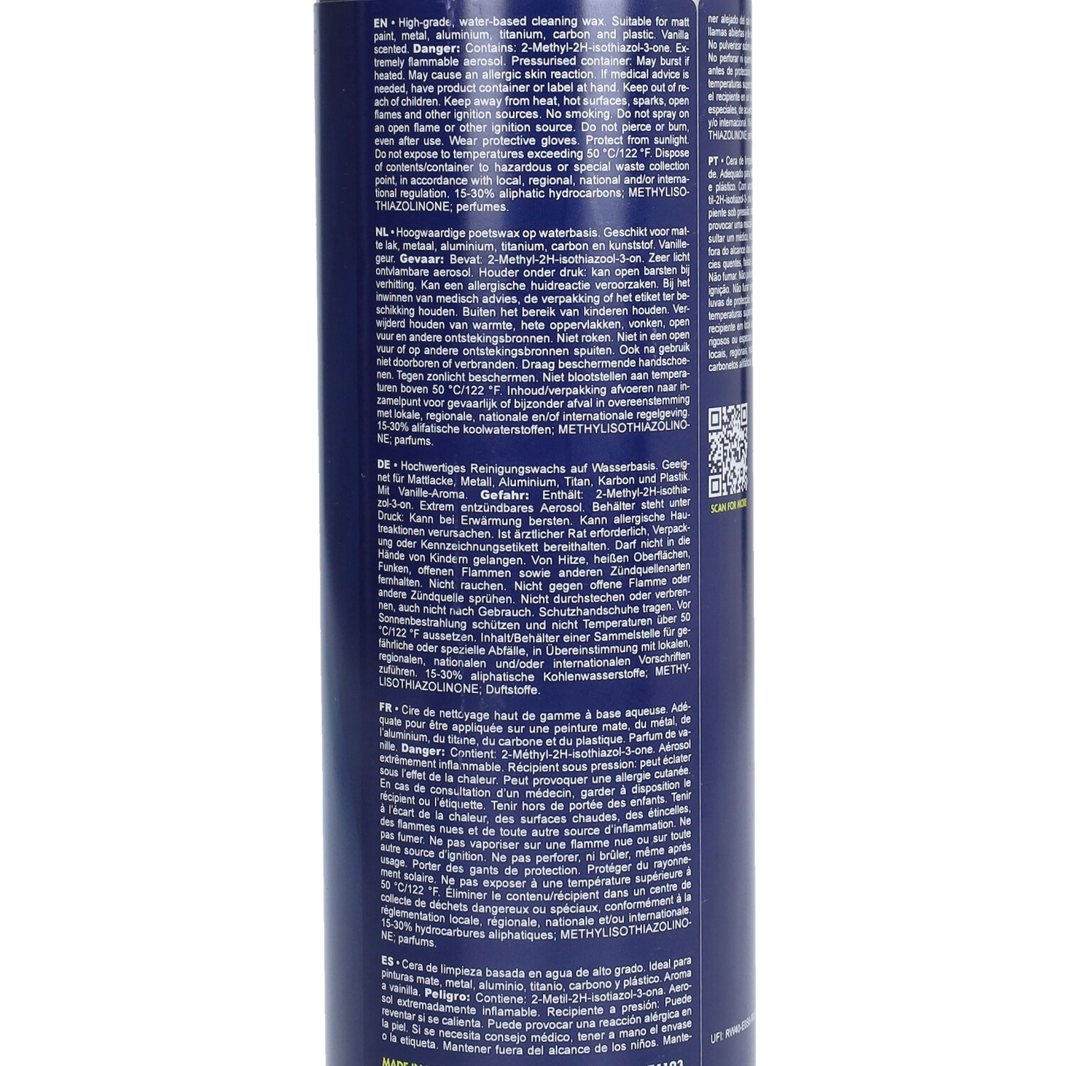 poetsmiddel putoline wax voor matte lak 500mL spuitbus 74193