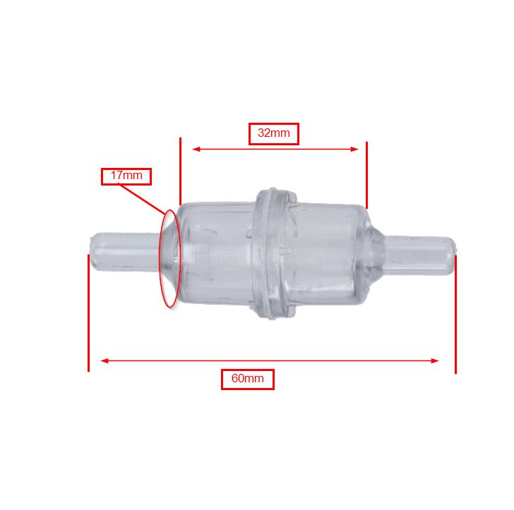 benzinefilter polini rond 6mm 245.909