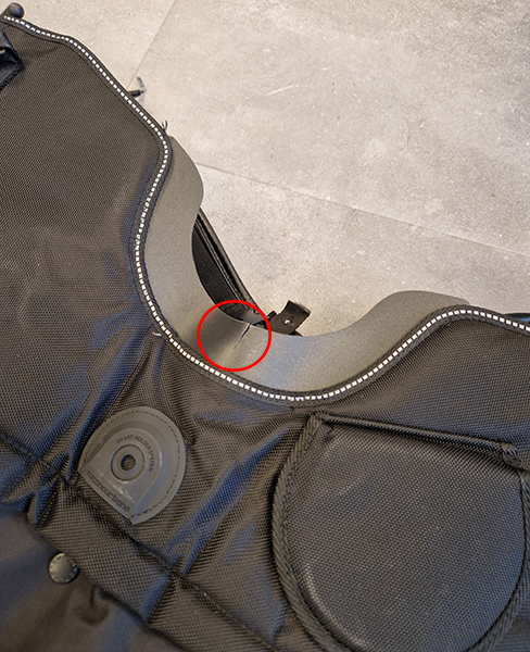 beenkleed tucano thermoscud 2014-2020 !!SCHADE/klein scheurtje!! metropolis r173 pro