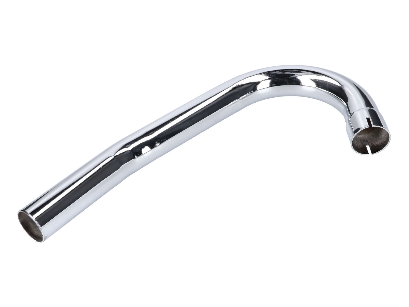 uitlaatbocht dubbele knik (made in EU) 32/32mm chroom zundapp