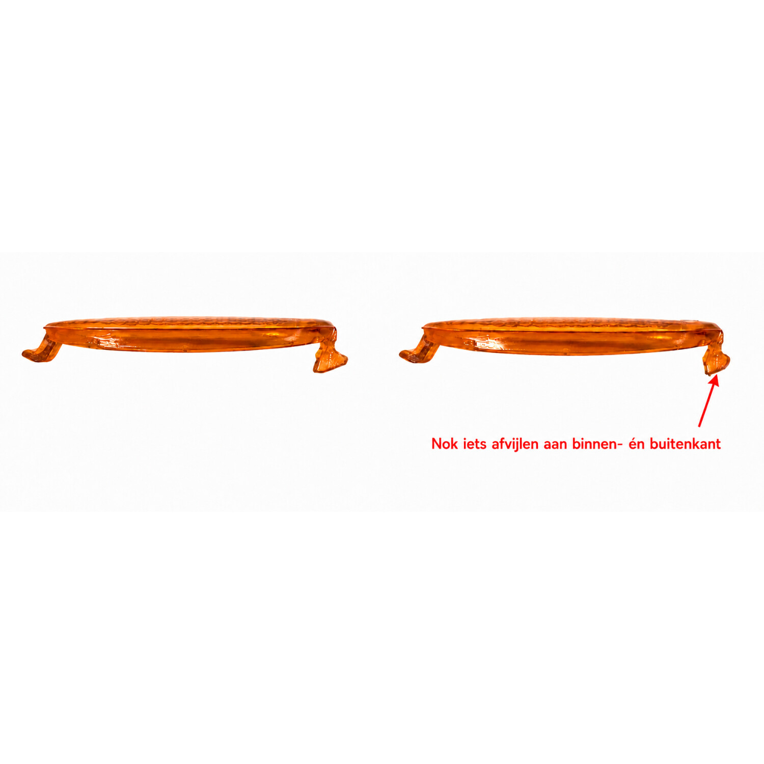 reflector stuurkap set oranje 2pcs gilera, runner, runner 125cc 2t, runner 180cc 2t