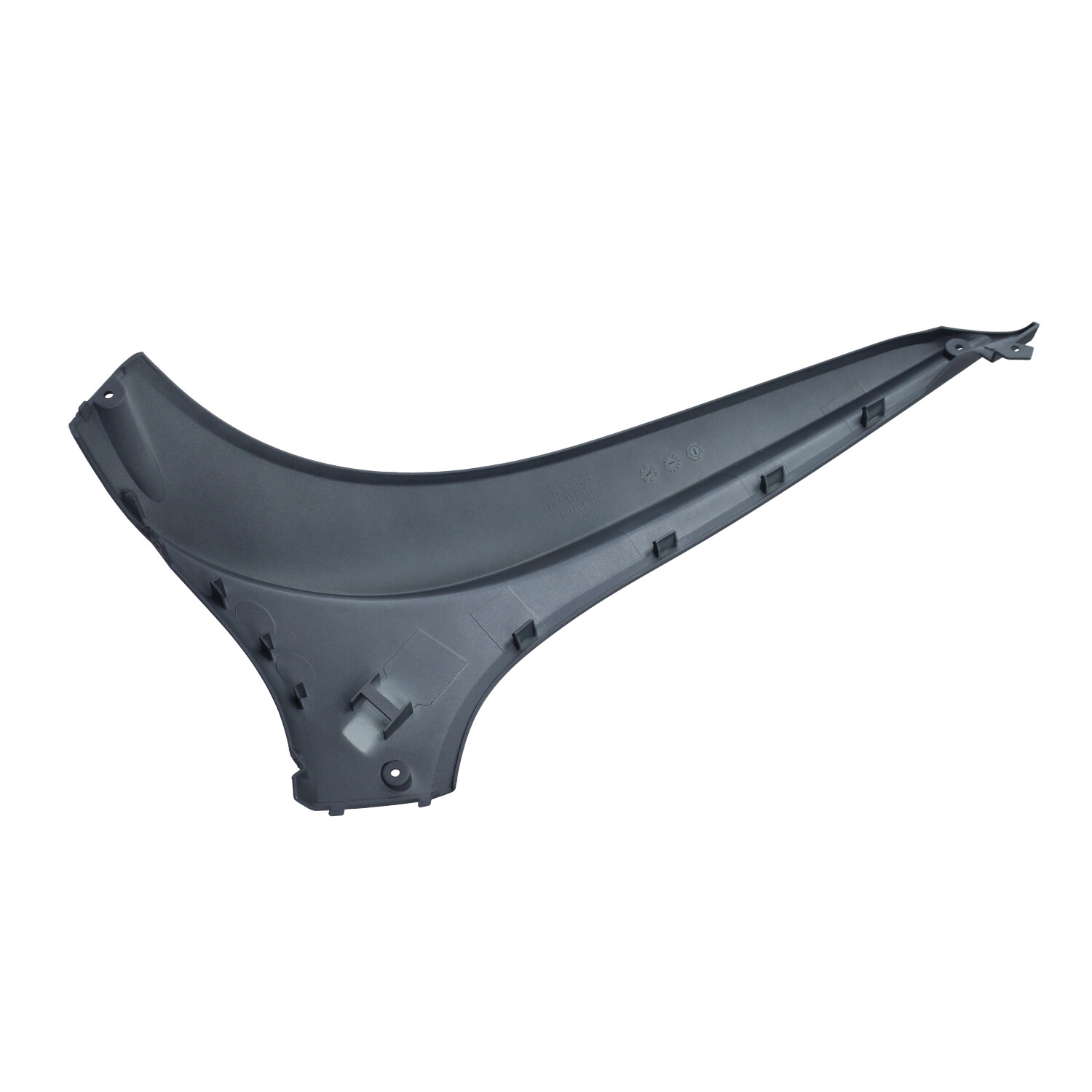 zijskirt Kymco origineel links zwart mat super8 R 64306-lej2-e10-66p