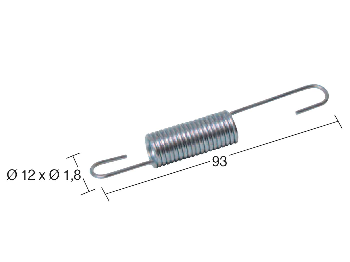 zijstandaardveer buzzetti 90mm universeel 4788
