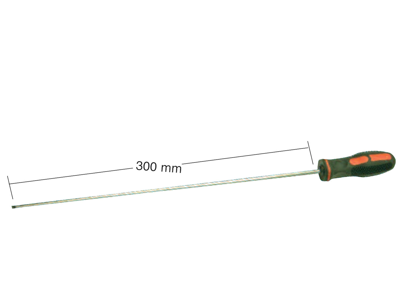 gereedschap buzzetti schroevendraaier carburateur 30cm lang 4mm breed 4916